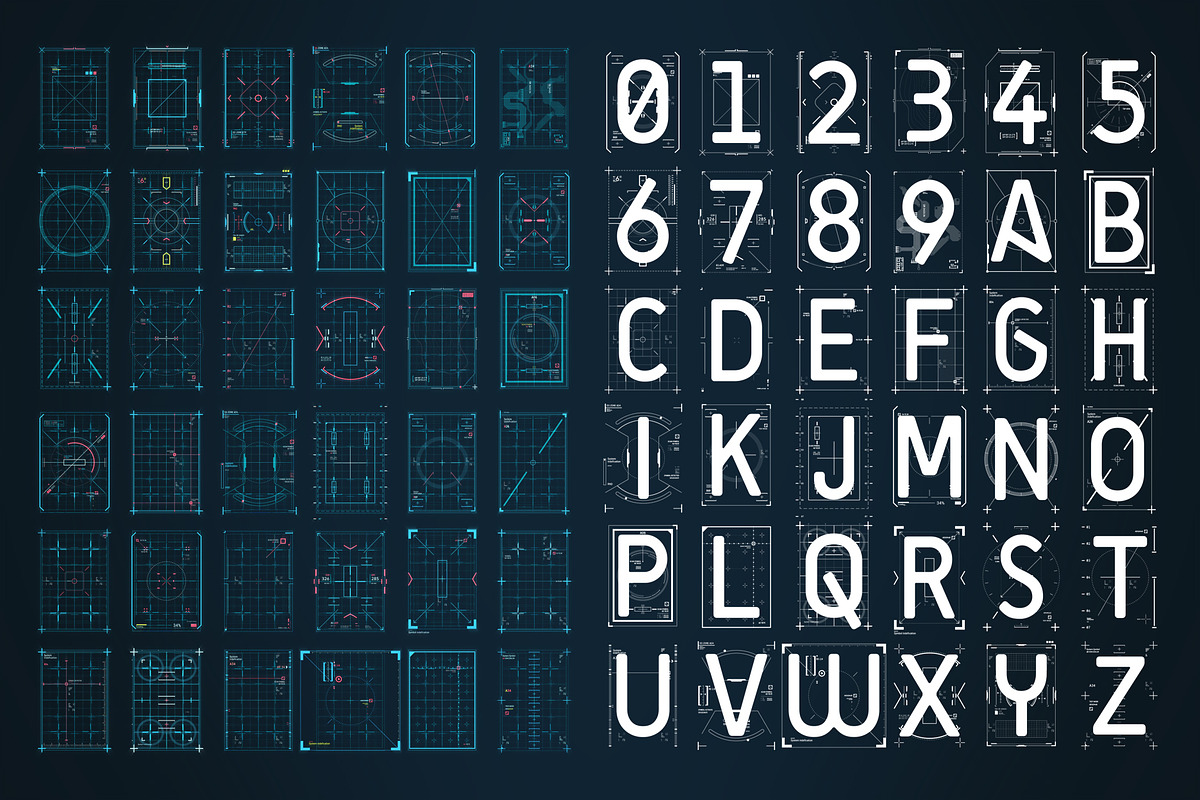 HUD Alphabet Kit, an Illustration by TITO (Photo 5 of 5)