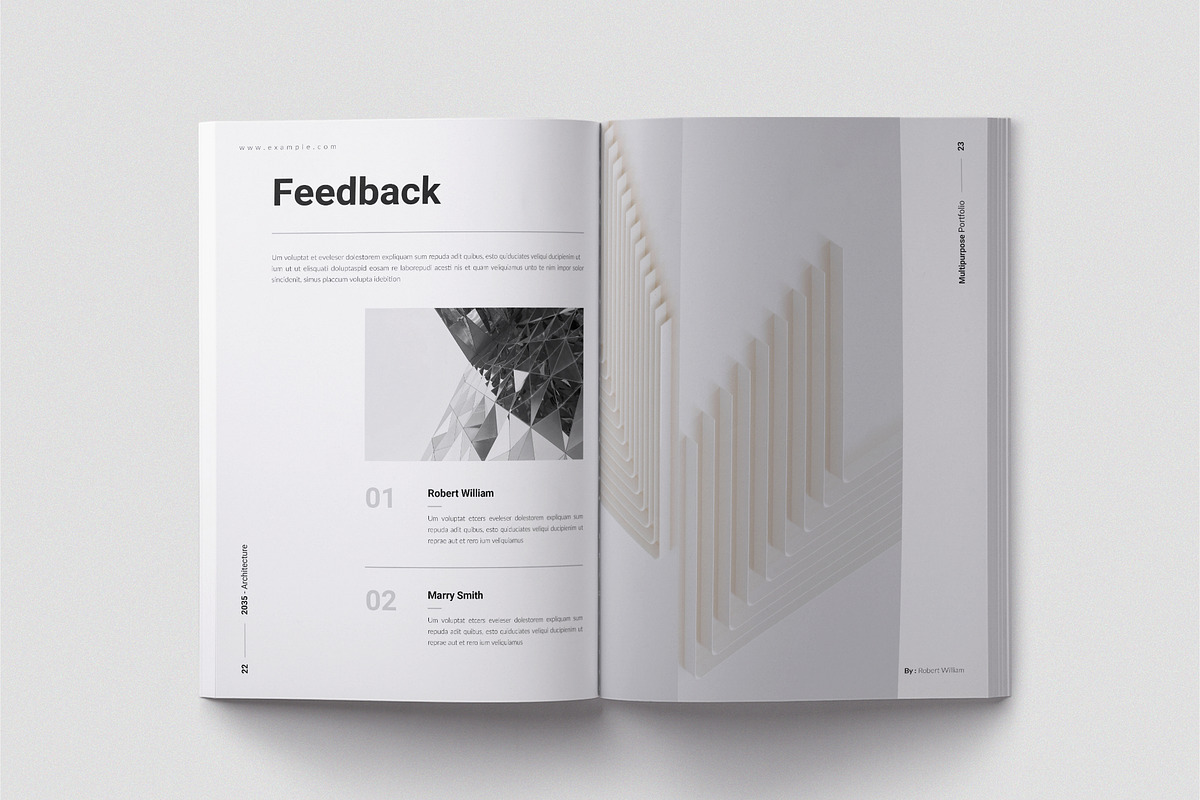 Architecture Portfolio Brochure, a Brochure Template by TemplateFolio-Shop (Photo 10 of 13)