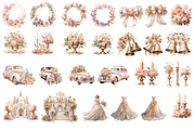 Vintage Wedding Clipart, an Object Illustration by Digital Xpress (Thumbnail 2 of 3)