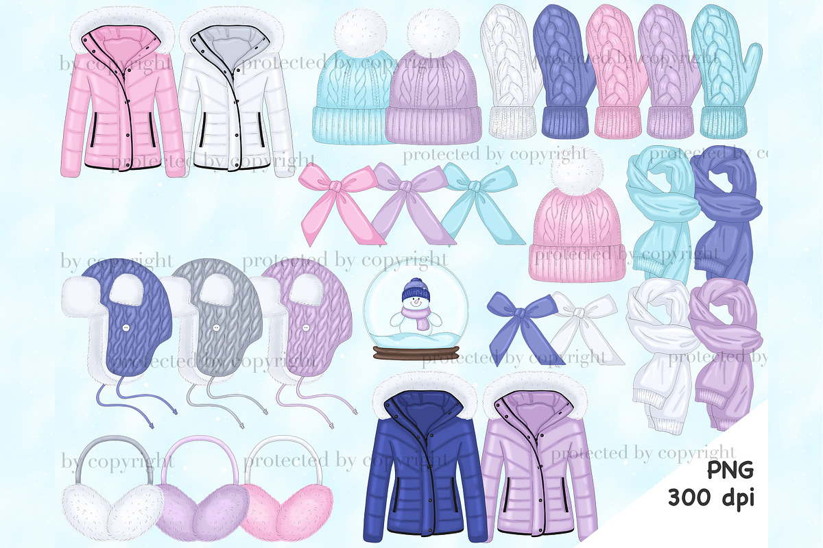 Snowy Clipart, a Sport Illustration by GlamArtZhanna (Photo 3 of 4)