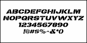 Broadcast Stencil JNL, a Serif Font by Jeff Levine Fonts (Thumbnail 5 of 5)