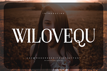 Wilovequ - Font