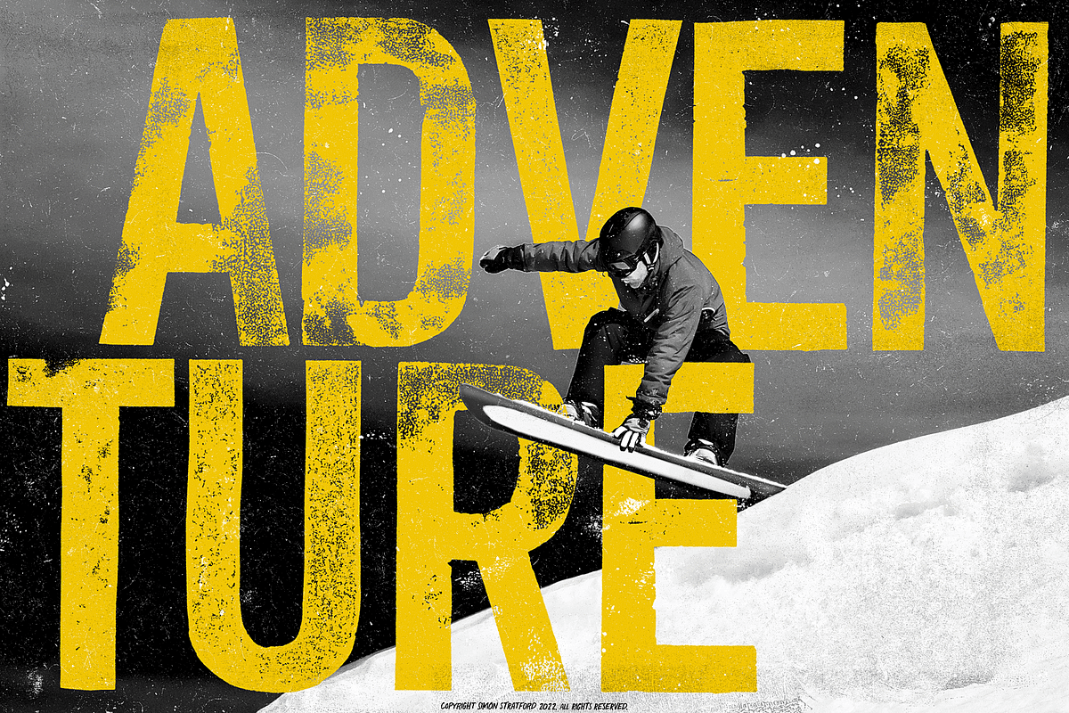 Display Font Lino Gothic, a Sans Serif Font by Itsmesimon (Photo 6 of 23)