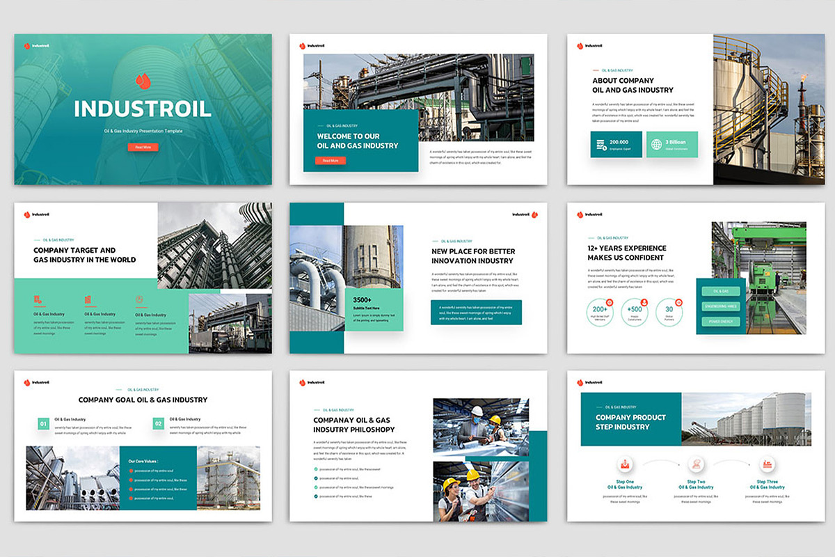 Industroil Presentation Template, a Presentation Template by TypeMakers (Photo 4 of 5)