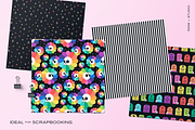 Psychedelic Halloween Pattern Set, a Pattern Graphic by Rxmi Studio (Thumbnail 4 of 10)