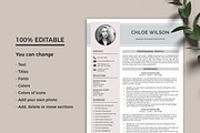 Modern Resume Template Word, a Resume Template by Klamp Studio (Thumbnail 6 of 10)