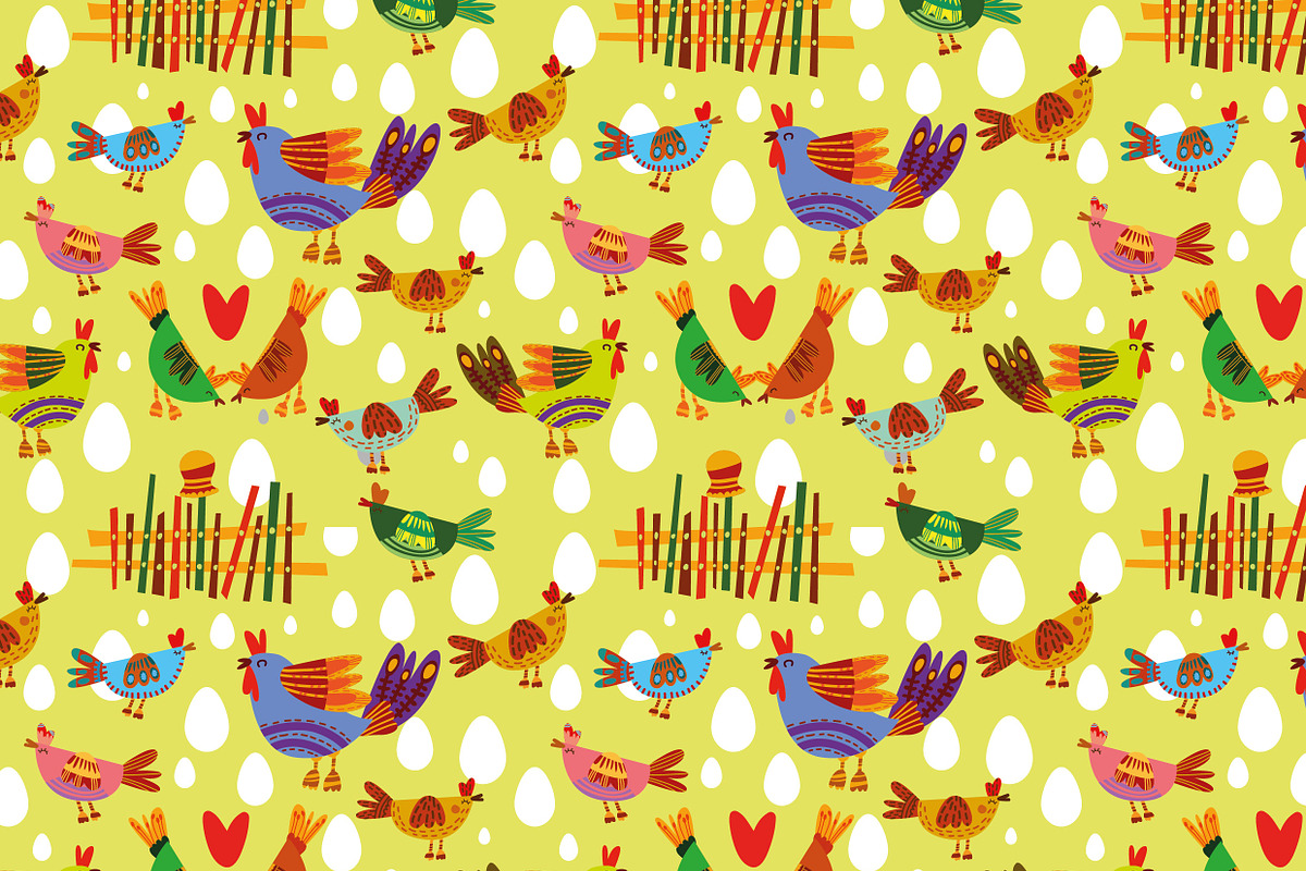 Cute chickens preview 4