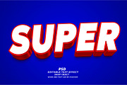 Super Editable Text Effect PSD, a Layer Style Add-On by TrueVector (Thumbnail 1 of 2)