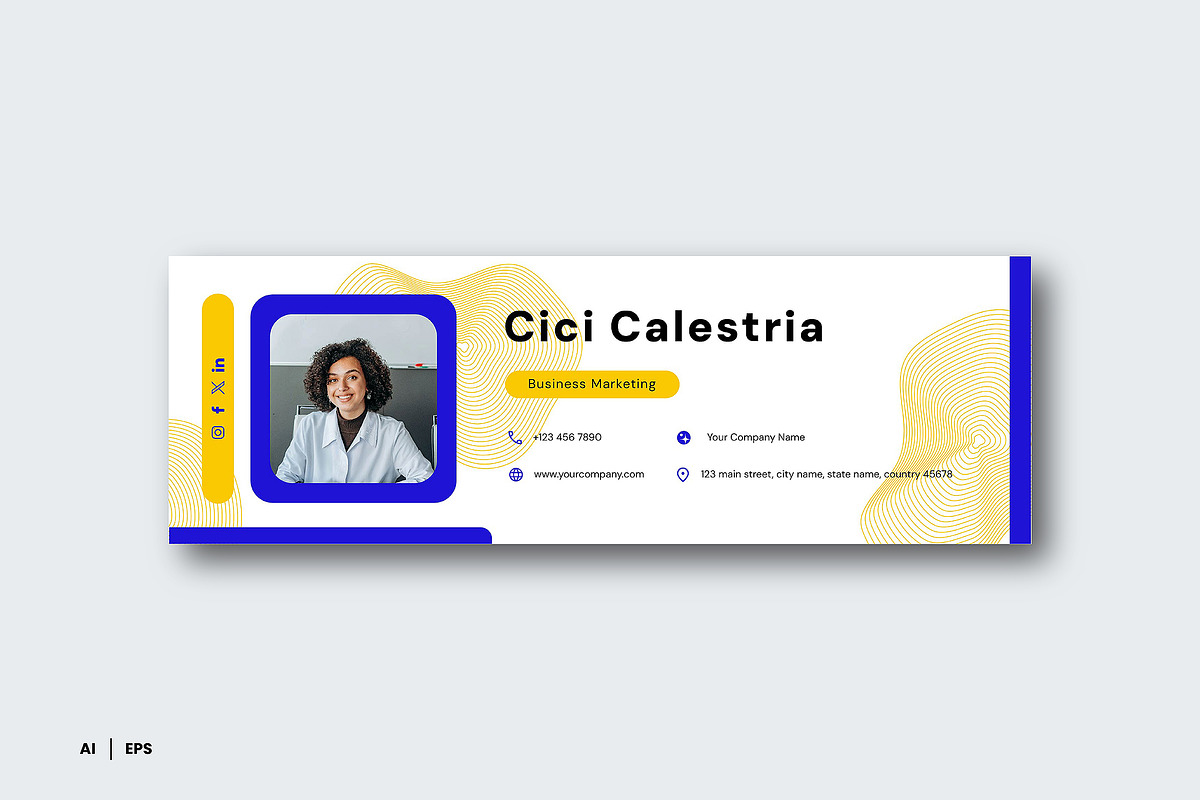 Clean Email Signature, a Templates & Theme by Siska Arista