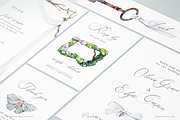 White Forest Wedding Invitations, an Invitation Template by Aquarellina (Thumbnail 4 of 4)