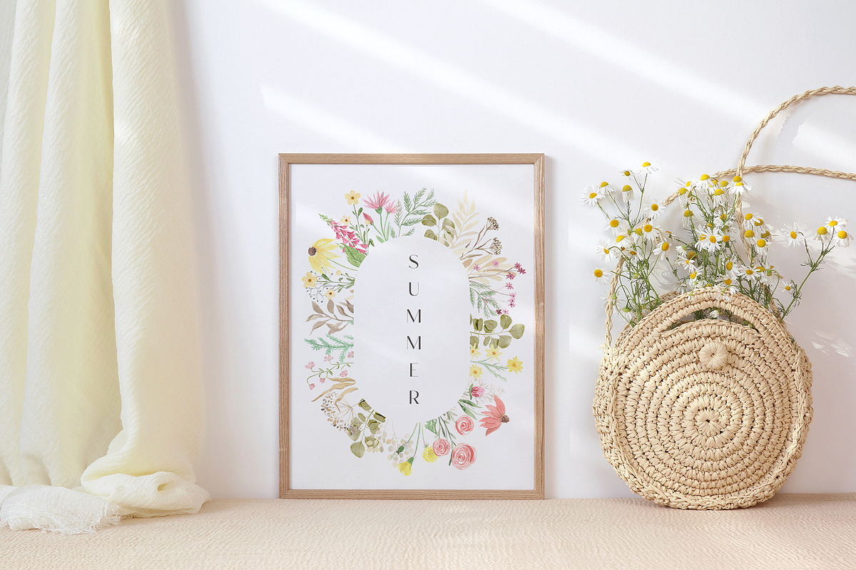 Watercolor Wildflowers Graphic Set, a Graphic by LarysaZabrotskaya (Photo 8 of 11)