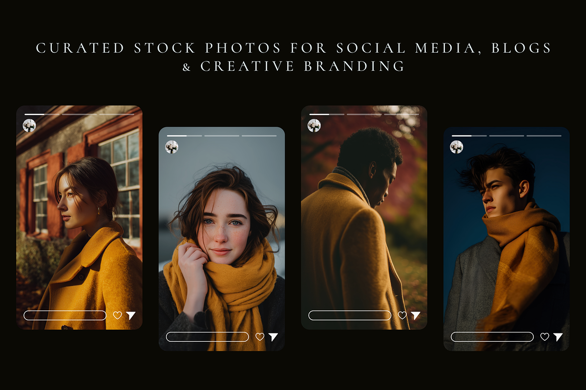 Moody Autumn Stock Photo Bundle, a Person Photo by Serenefeeling (Photo 12 of 25)