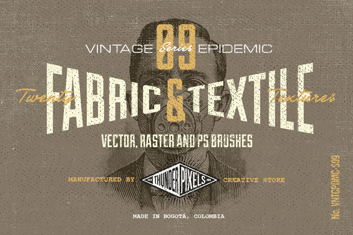 20 Fabric & Textile Textures - VES09, a Texture Graphic by Thundr Co.