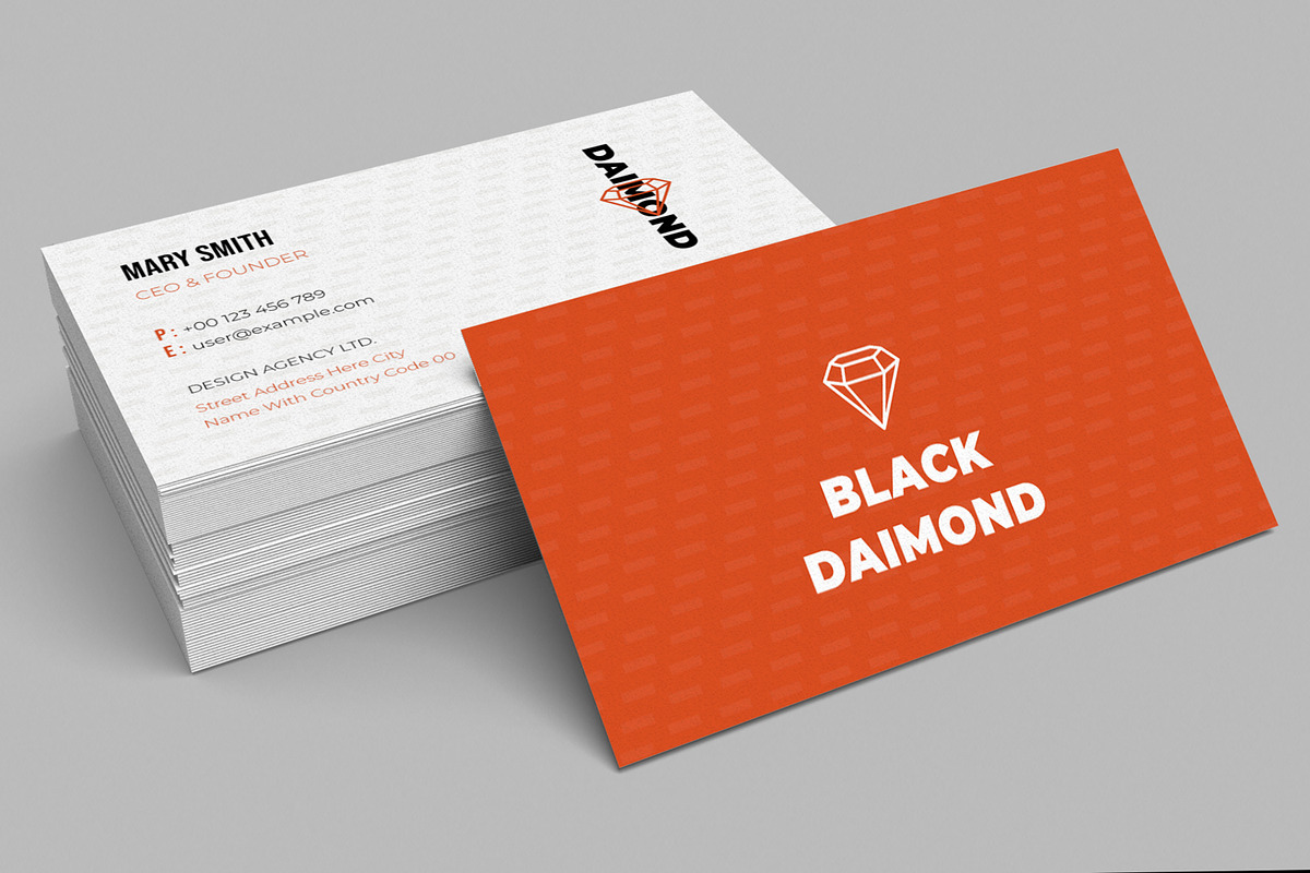 Modern Business Card Layout, a Business Card Template by MightyDesign (Photo 2 of 6)