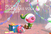 Gagatkas vol4 - 81 PROCREATE brushes, a Brush Add-On by gagatka (Thumbnail 1 of 7)