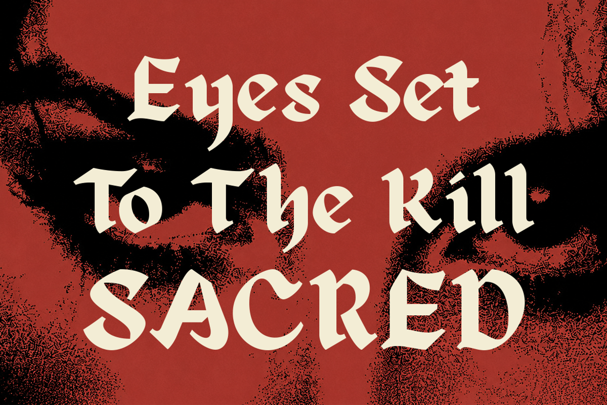 Elgarde Modern Blackletter Font, a Blackletter Font by Vadovastd (Photo 7 of 11)