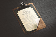 Art Deco Menu, a Flyer Template by The Good Store (Thumbnail 3 of 6)