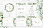 Eucalyptus Wedding Invite Suite, an Invitation Template by R Whitehurst Design (Thumbnail 2 of 6)