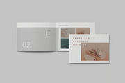 Landscape Brochure Mockup, an Advertising Mockup by Se٧enStudio (Thumbnail 1 of 5)