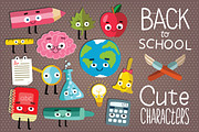 Cute School set, an Education Illustration by kostolom3ooo (Thumbnail 1 of 5)