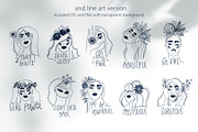 Girls and Flowers, a Person Illustration by Annakniaz (Thumbnail 5 of 12)