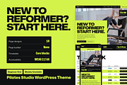 Pilates Studio WordPress Theme, a WordPress Template by Lavanta (Thumbnail 1 of 11)