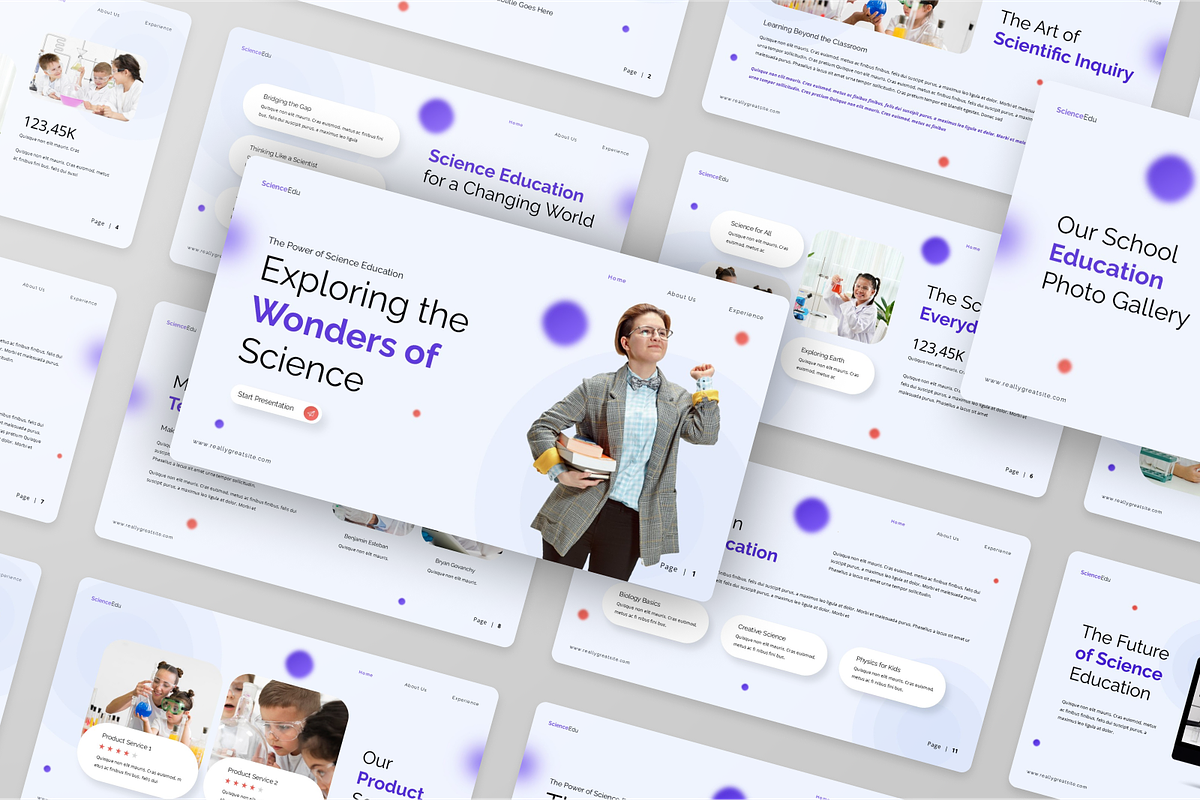 Science Education Google Slides, a Presentation Template by Annora Studio (Photo 5 of 5)