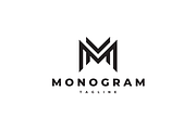 Monogram Letter M MM Logo, a Branding & Logo Template by johnkent (Thumbnail 3 of 3)