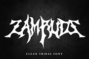 Zamruds Black Metal Font, a Blackletter Font by Blackmetalfont (Thumbnail 8 of 8)