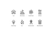 Power and Energy Thin line icons, an Outline Icon by vectorstank (Thumbnail 5 of 6)