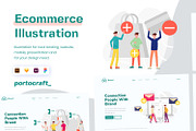 Ecommerce Illustration Pack, a Templates & Theme by Portocraft (Thumbnail 1 of 6)