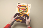 Hot spicy special burger flyer, a Flyer Template by Workhu (Thumbnail 2 of 3)