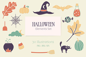 Halloween Clipart, Fall Festival Set