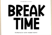 Break Time, a Serif Font by InermediaSTUDIO (Thumbnail 1 of 7)