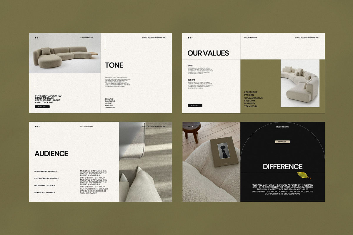 Brand Strategy Presentation Template, a Presentation Template by Studio Industry (Photo 8 of 11)
