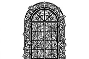 50 Floral French Window Ornament, a Decorative Illustration by Amazin_art (Thumbnail 38 of 44)