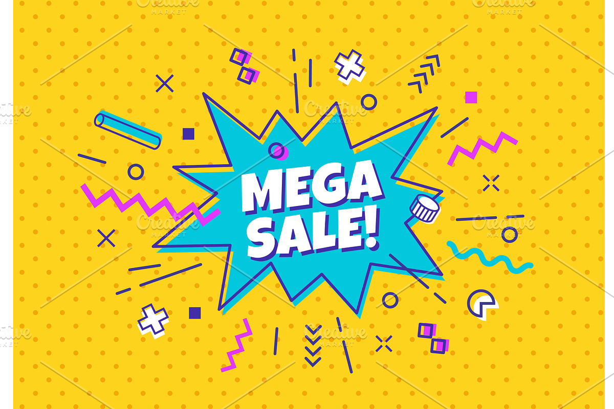 Comics bubble effect sale, a Decorative Illustration by Vector Tradition