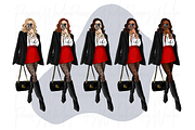 Girls in black, white & red, a Person Illustration by Parinaz Wadia Design (Thumbnail 3 of 10)