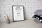 Calendar 2018 - hand drawn lettering, a Work Illustration by Lytvynenko Anna (Thumbnail 2 of 7)