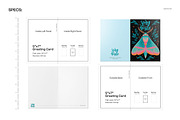 Halloween Moth 5x7 Card Template, a Card Template by creatsy5 (Thumbnail 2 of 5)