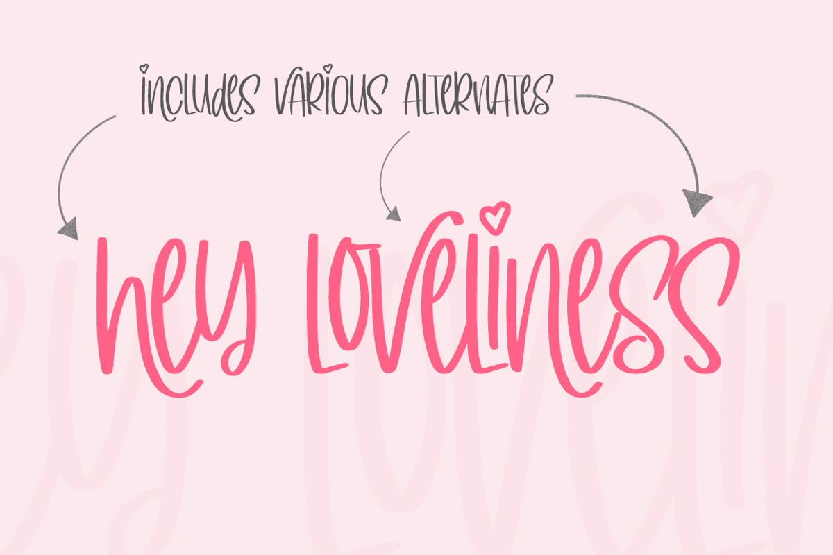 Simply Lovely Font preview 3