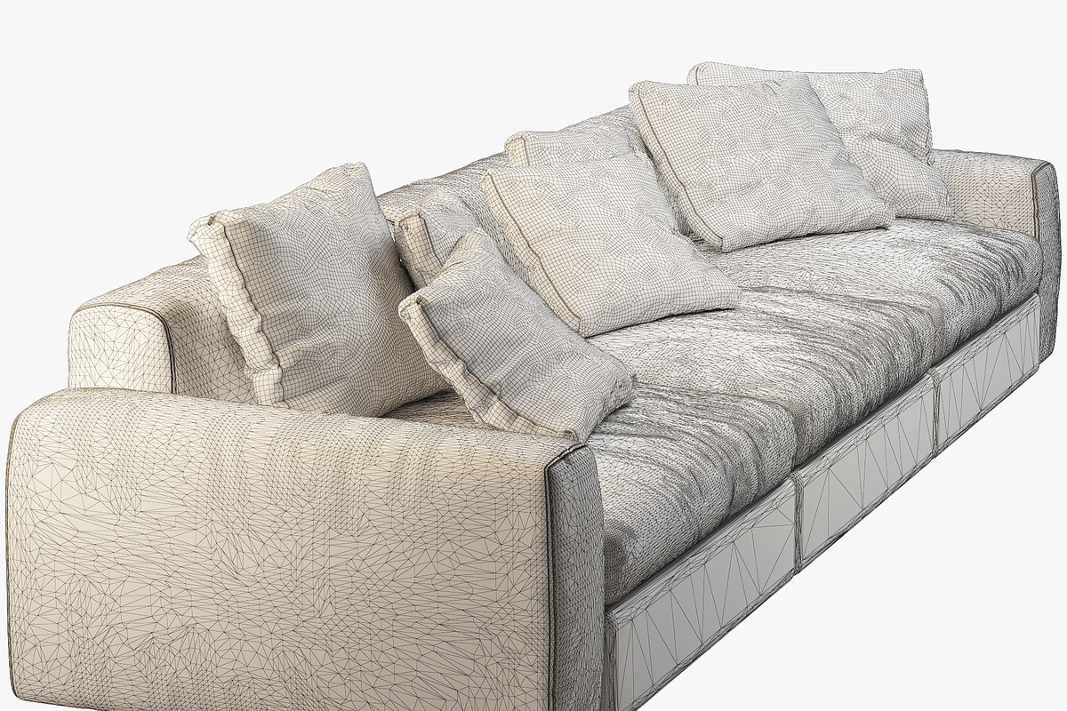 Dune sofas 3d model, a Furniture 3D Model by 3dmitruk (Photo 8 of 11)