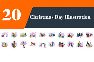 Christmas Day Illustrations, an Object Illustration by EllaMaiyaali
