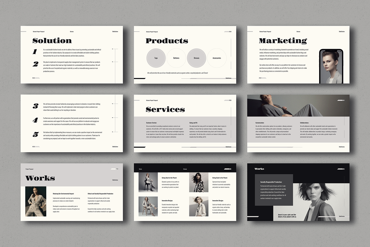 Octavia - Proposal Template, a Presentation Template by SlideStation (Photo 9 of 11)