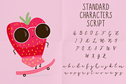 Strawberry Love: a font duo, a Script Font by Just Bia (Thumbnail 2 of 9)