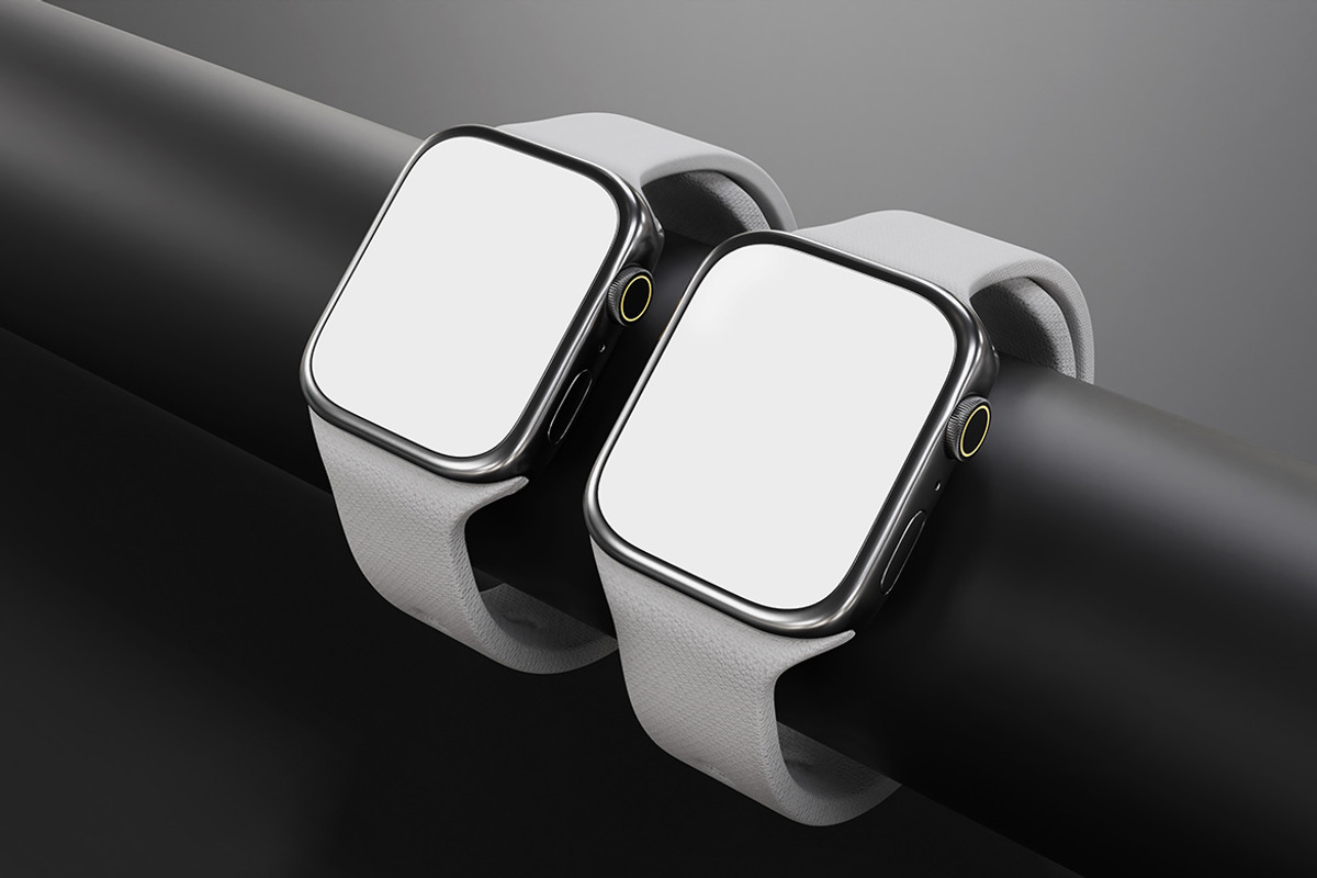 Smart Watch Mockup, a Wearable Device Mockup by Artlogs (Photo 4 of 4)