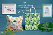 Watercolor Jungle Animal Clipart, an Animal Illustration by Watercolor Nastasia Art (Thumbnail 5 of 7)