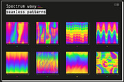 Spectrum lines patterns., a Pattern Graphic by Gudiny (Thumbnail 3 of 7)