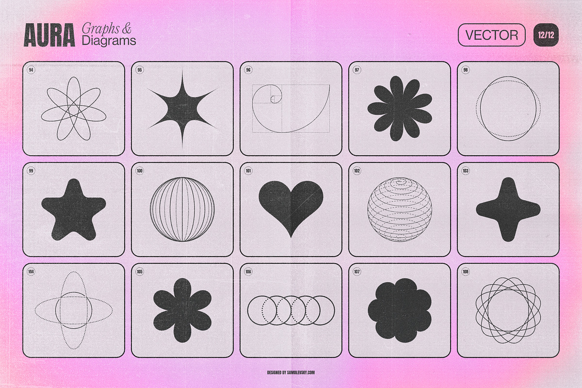 Aura Energy Flow - Mindful Graphics, an Object Graphic by Samolevsky (Photo 25 of 29)