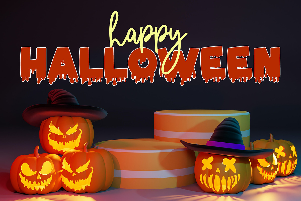Bloody - Spooky Halloween Font, a Font by Airotype (Photo 2 of 8)